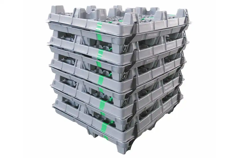 Thick sheet vacuum forming process heavy-duty pallets
